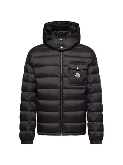 Moncler Verith Quilted Hooded Jacket In Black