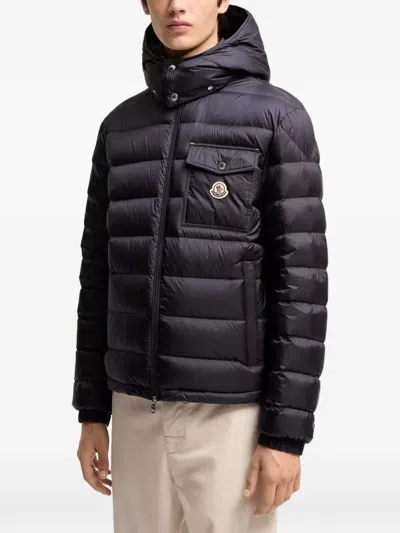 Moncler Verith Quilted Jacket For Men In Blue