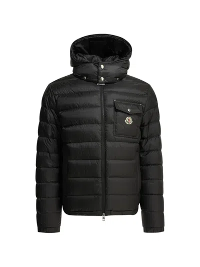 Moncler Verith Quilted Hooded Jacket In Black