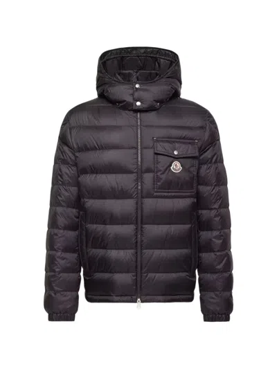 Moncler Verith Short Down Jacket In Blue