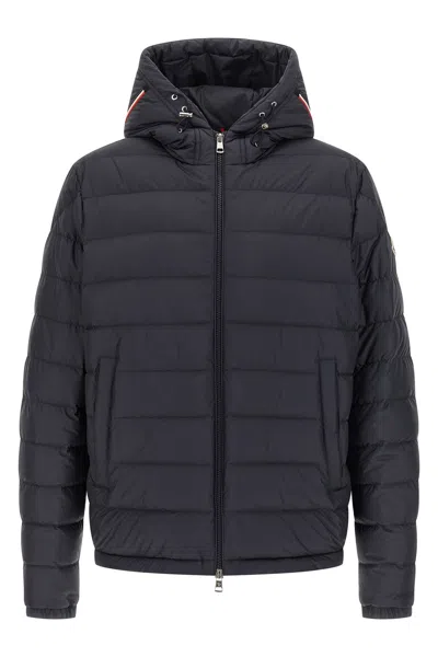 Moncler Vemeille Short Down Jacket In Blue
