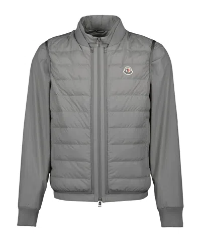 Moncler Verney 3-in-1 Short Down Jacket In Gray