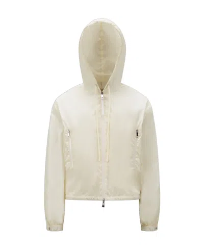 Moncler Vernois Hooded Jacket In White