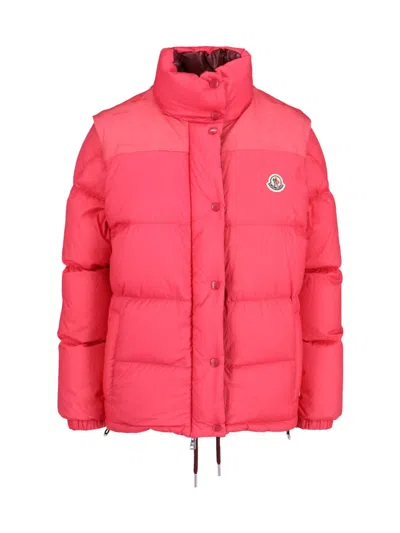 MONCLER VERONE 1 REVERSIBLE CROP DOWN JACKET