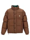 Moncler Verone 1 Reversible Down Jacket In Brown