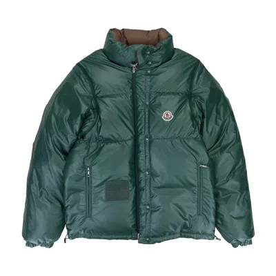 Pre-owned Moncler Verone 1 Reversible Down Jacket 'green/brown' | Women's Size 5