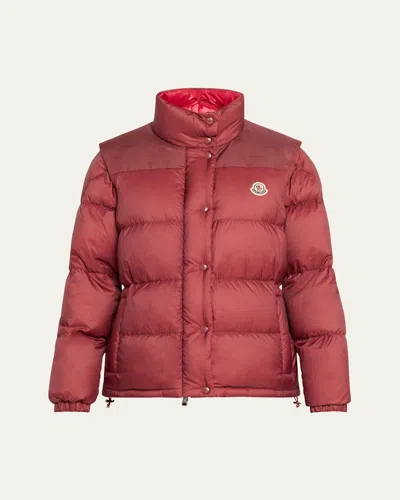 MONCLER VERONE 1 STAND-COLLAR PUFFER JACKET