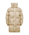 Moncler Verone Down Coat In Nude