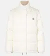 Moncler Verone Reversible Twill-jacquard Trimmed Quilted Shell Down Jacket In White