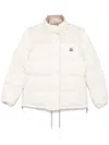 Moncler Verone Reversible Twill-jacquard Trimmed Quilted Shell Down Jacket In 白色