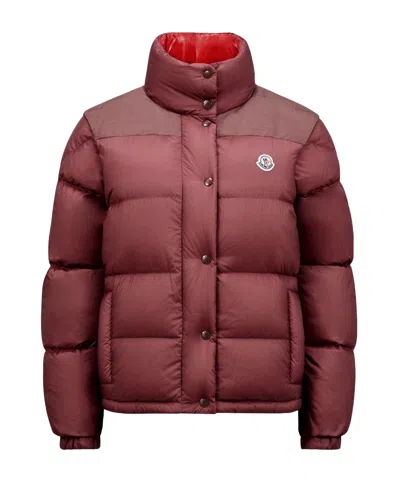 MONCLER MONCLER VERONE LOGO PATCH REVERSIBLE JACKET