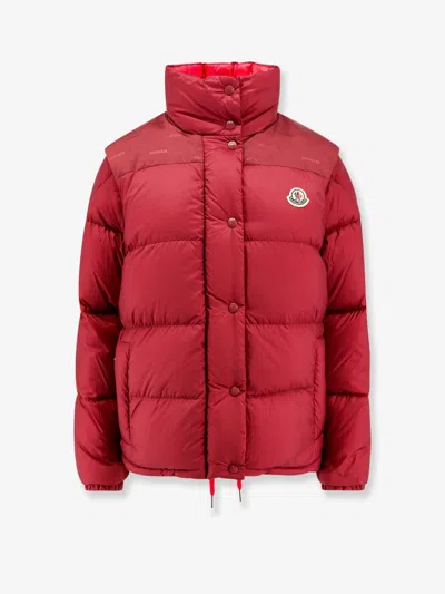 MONCLER VERONE RE/ICON PADDED AND QUILTED NYLON JACKET WITH FRONTAL LOGO PATCH