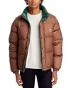 Moncler Verone 1 Reversible Down Jacket In Brown