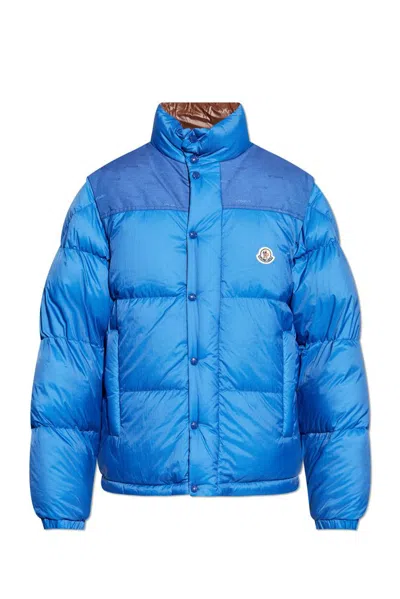 Moncler Verone Reversible Short Puffer Jacket In Multi