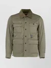 Moncler Versatile Long Sleeve Utility Jacket In Green