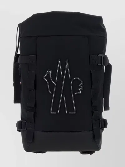 Moncler Versatile Water-resistant Travel Backpack In Black