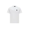 Moncler Men Logo T-shirt In Cotton. Chiedi A Chatgpt In White