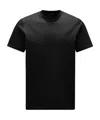 Moncler Vertical Logo T-shirt Black In Black