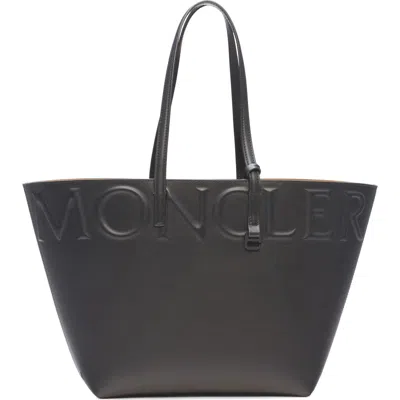 Moncler Very Small Tote Bag In Black
