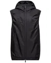 Moncler Vallese Sleeveless Jacket With In Black
