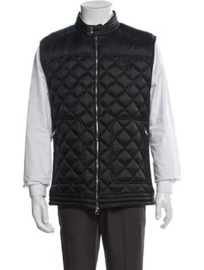 Pre-owned Moncler Vest In Black