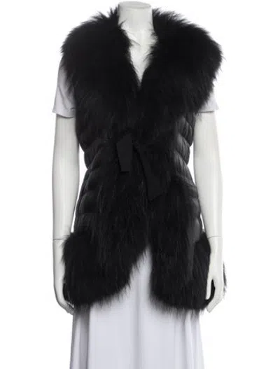 Pre-owned Moncler Vest In Black