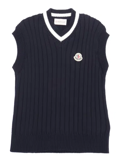 Moncler Kids' Vest In Blue