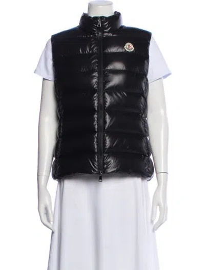 Pre-owned Moncler Vest In Blue