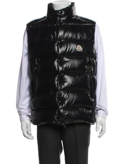 Pre-owned Moncler Vest In Blue
