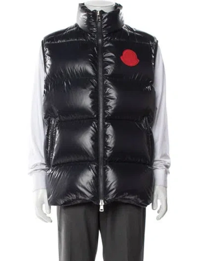 Pre-owned Moncler Vest In Blue