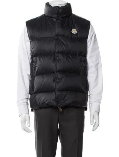 Pre-owned Moncler Vest In Blue