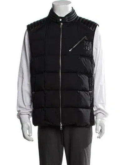 Pre-owned Moncler Vest In Blue