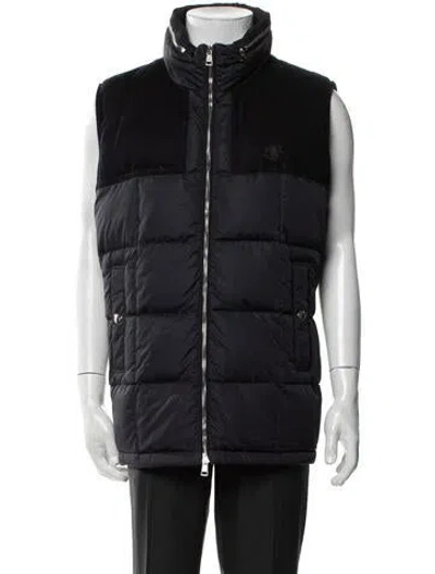 Pre-owned Moncler Vest In Blue