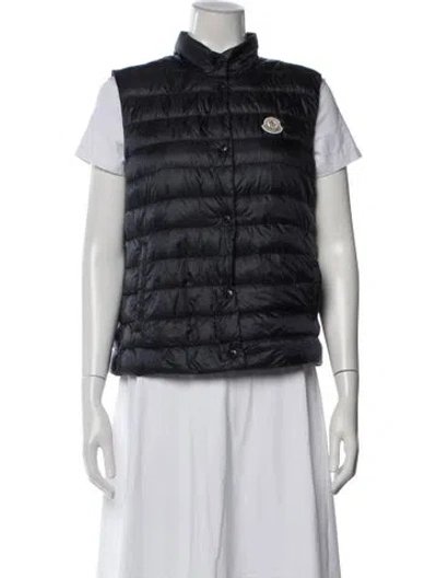 Pre-owned Moncler Vest In Blue