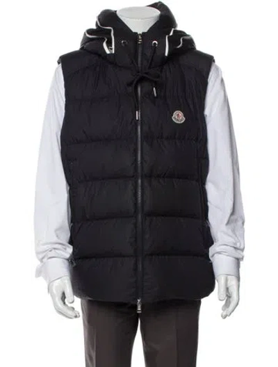 Pre-owned Moncler Vest In Gray