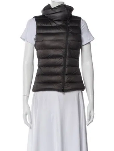 Pre-owned Moncler Vest In Gray