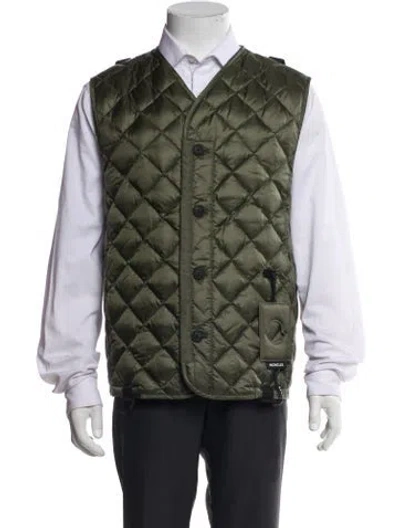 Pre-owned Moncler Vest In Green