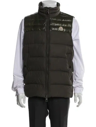 Pre-owned Moncler Vest In Green