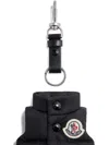 Moncler Vest Key Ring In Black