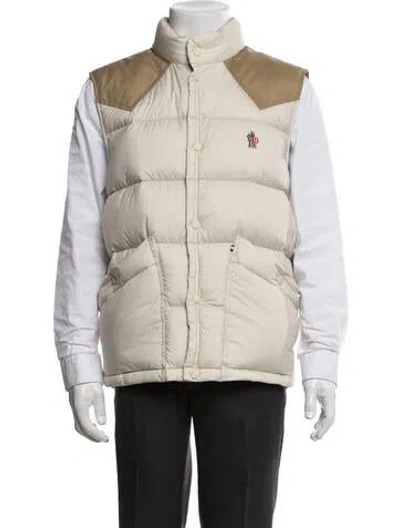 Pre-owned Moncler Vest In Neutrals