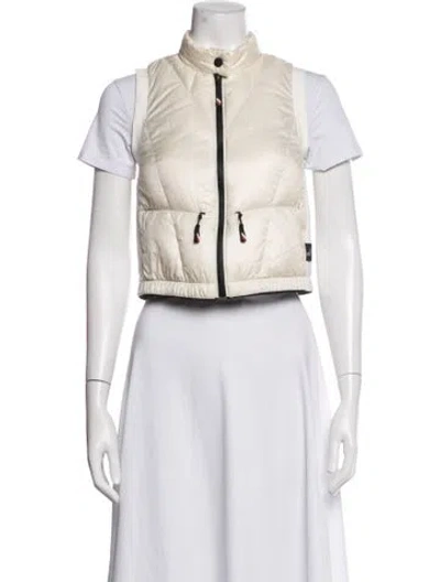 Pre-owned Moncler Vest In Neutrals