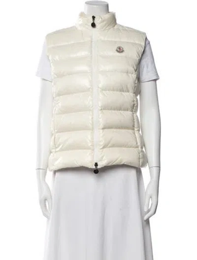 Pre-owned Moncler Vest In Neutrals
