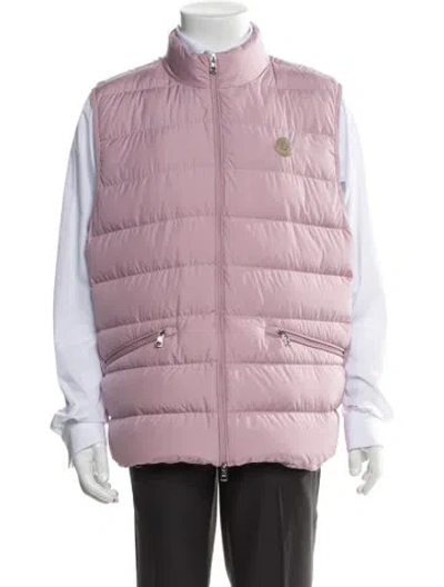 Pre-owned Moncler Vest In Pink
