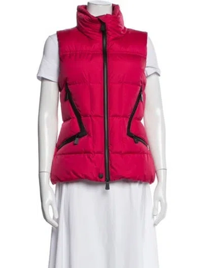 Pre-owned Moncler Vest In Pink