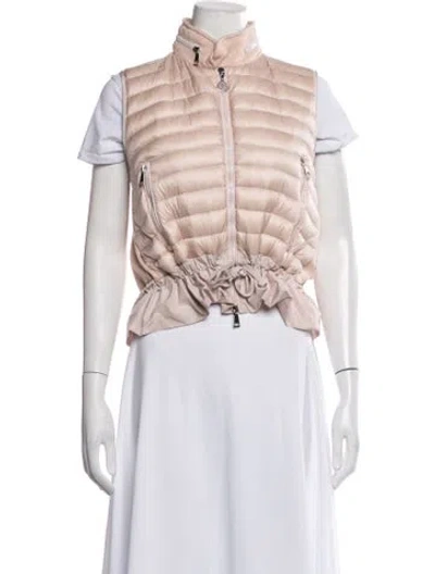 Pre-owned Moncler Vest In Pink