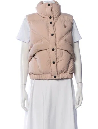 Pre-owned Moncler Vest In Pink