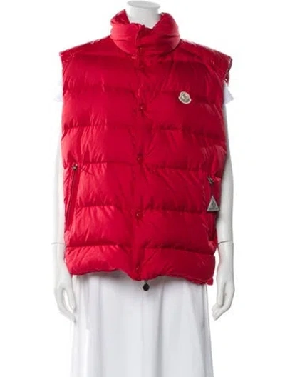 Pre-owned Moncler Vest In Red