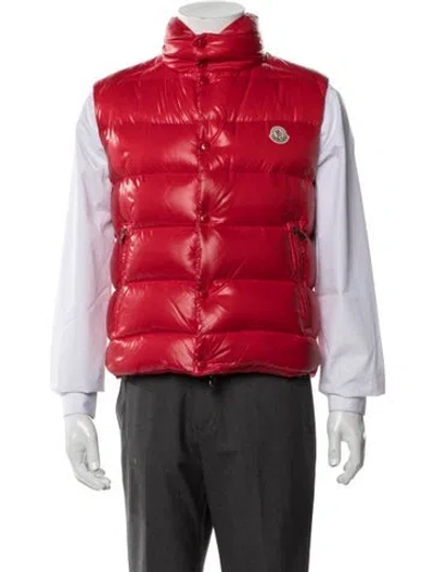 Pre-owned Moncler Vest In Red