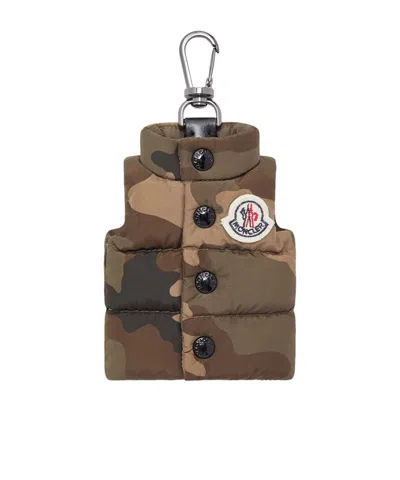 Moncler Vest Shape Keychain In Multi