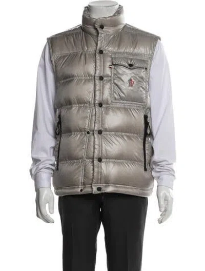 Pre-owned Moncler Vest W/ Tags In Grey